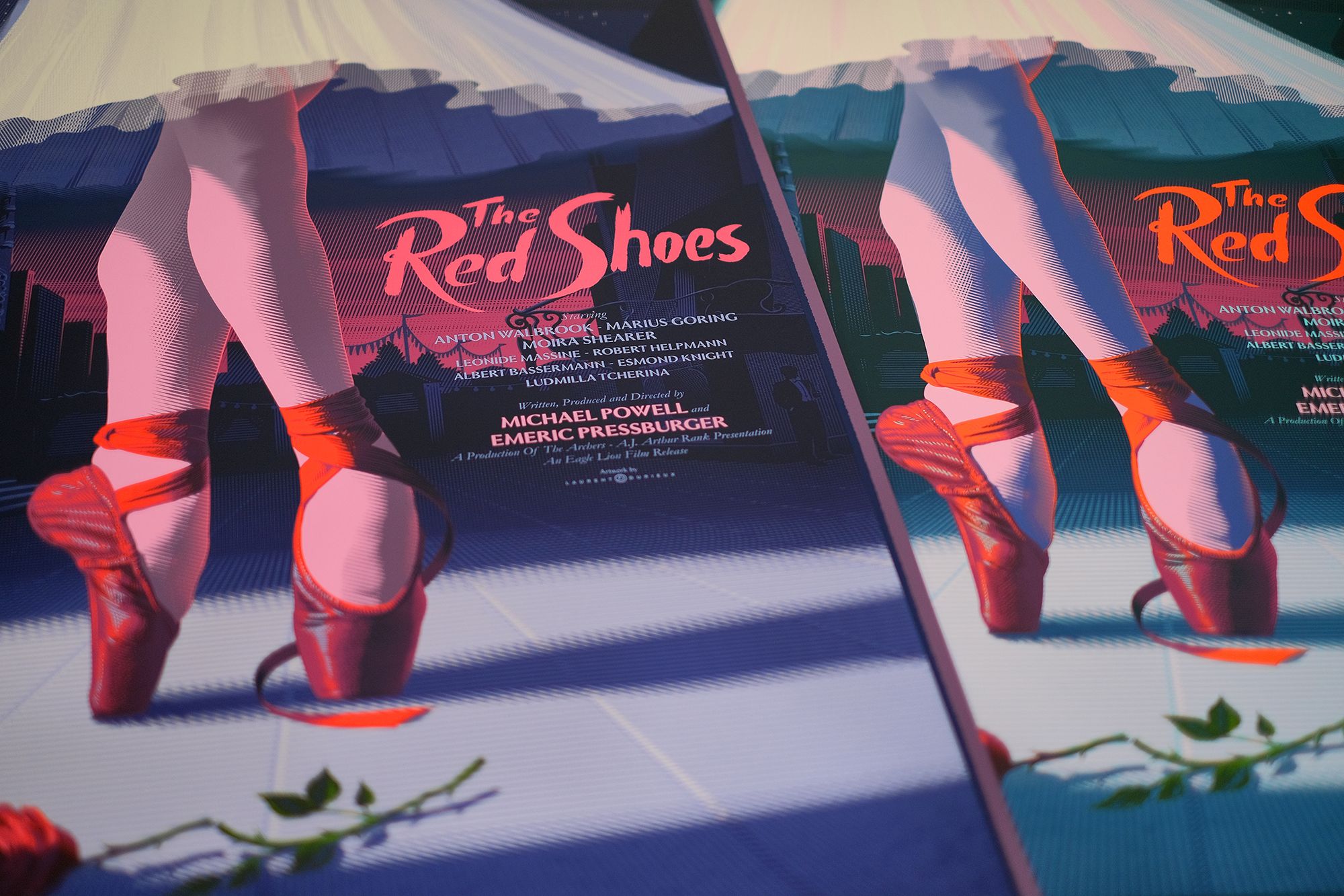 The Red Shoes, screenprint edition by Laurent Durieux and Dark City Gallery