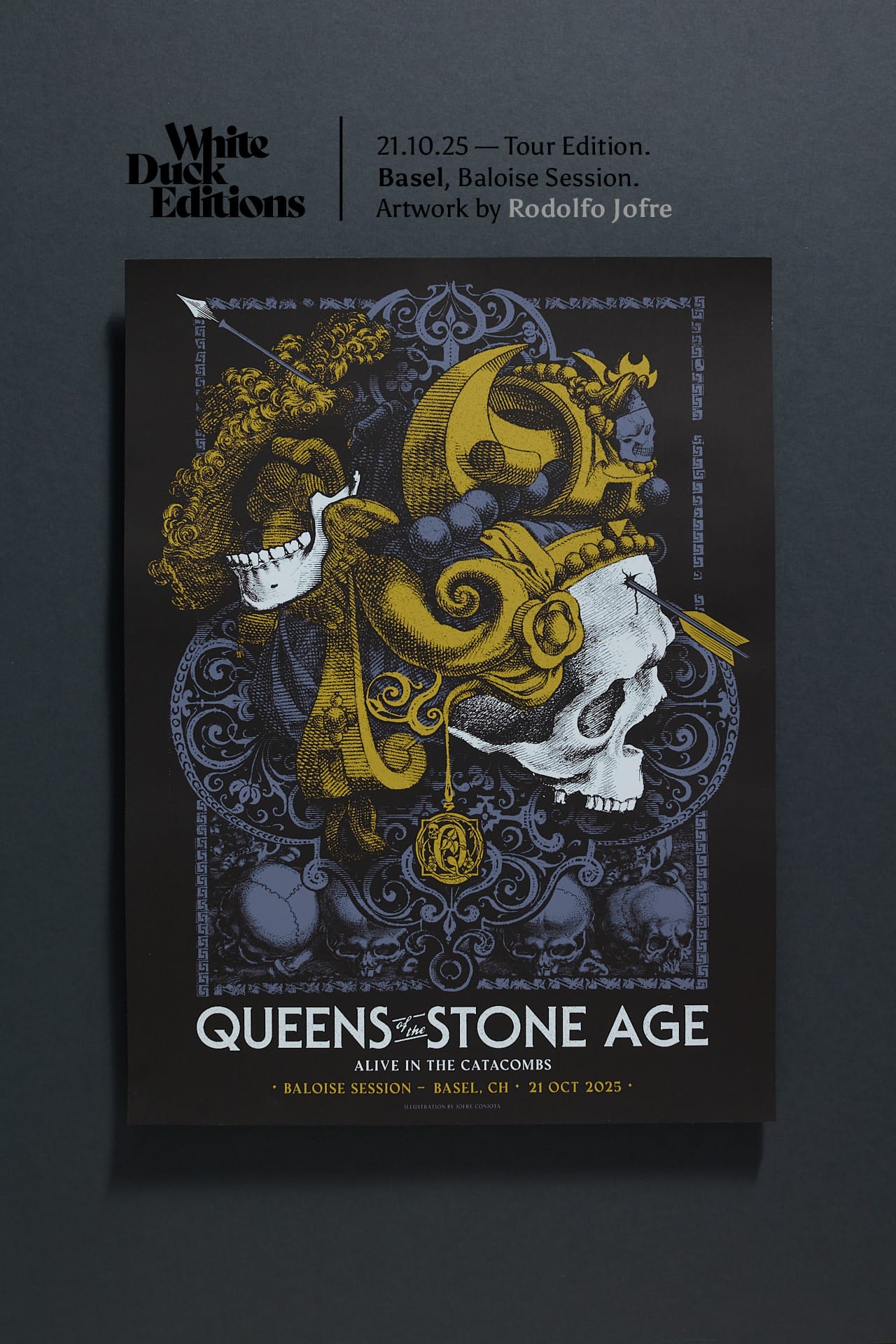 21.10.25 — Tour Edition. Basel, Baloise Session. Artwork by Rodolfo Jofre