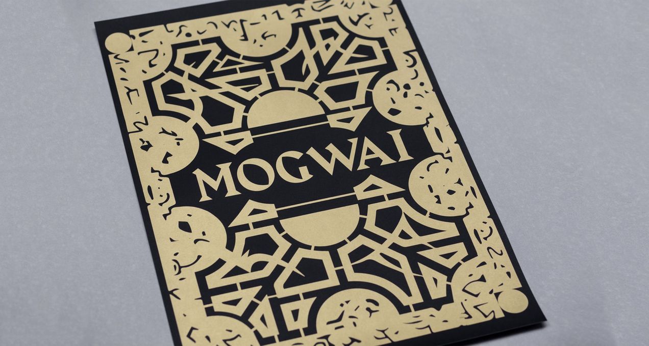 Mogwai tour posters.