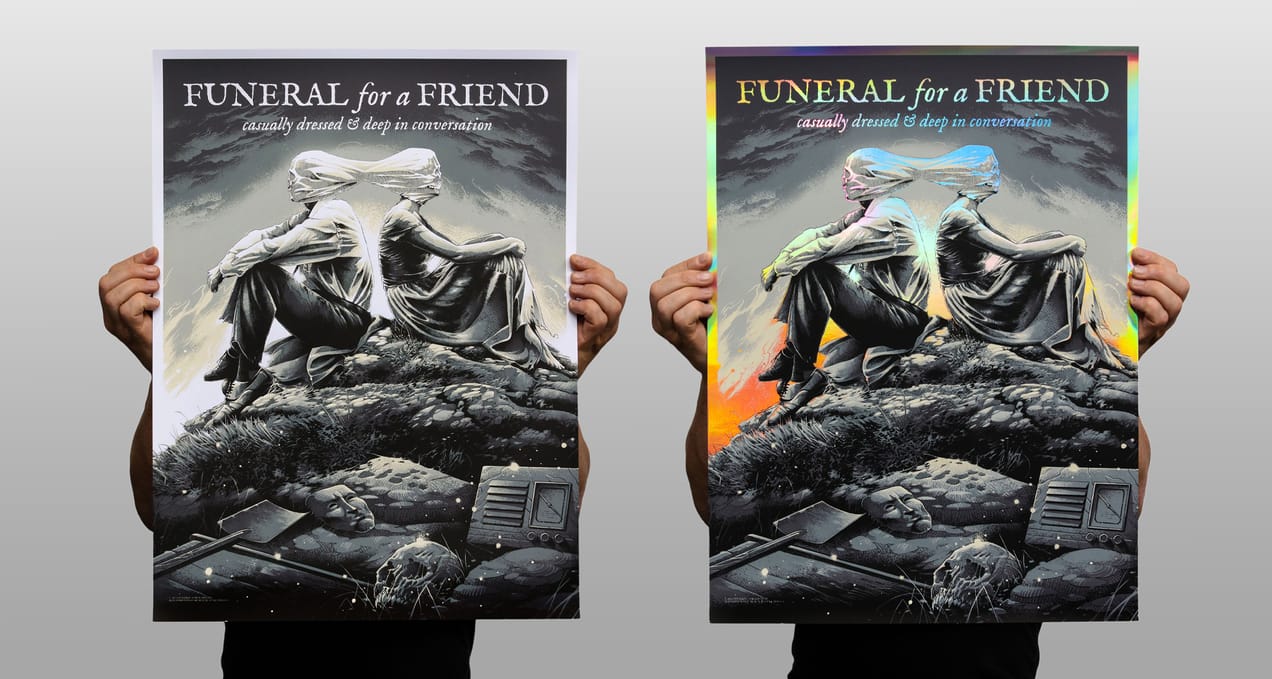 Celebrating 20 Years of Funeral For A Friend’s Debut Album Casually Dressed & Deep in Conversation